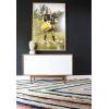 imageNovogratz by Momeni Bungalow Multicolor Notch Runner Area Rug 23quot x 80quot76 x 96 Rectangular