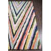 imageNovogratz by Momeni Bungalow Multicolor Notch Runner Area Rug 23quot x 80quot76 x 96 Rectangular