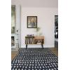 imageNovogratz by Momeni Delmar Boho Dots Hand Tufted Wool Area Rug 36quot X 56quot GreyBlue