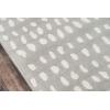 imageNovogratz by Momeni Delmar Boho Dots Hand Tufted Wool Area Rug 36quot X 56quot GreyGrey