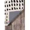 imageNovogratz by Momeni Delmar Boho Dots Hand Tufted Wool Area Rug 36quot X 56quot GreyIvory