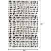 imageNovogratz by Momeni Delmar Boho Dots Hand Tufted Wool Area Rug 36quot X 56quot GreyIvory