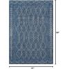 imageNovogratz by Momeni Rugs Villa Monaco Area IndoorOutdoot Outdoor RugBlue