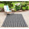 imageNovogratz by Momeni Rugs Villa Sicily Indoor Outdoor Area Rug 2 X 10 Runner BlueCharcoal