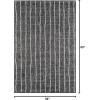 imageNovogratz by Momeni Rugs Villa Sicily Indoor Outdoor Area Rug 2 X 10 Runner BlueCharcoal