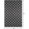 imageNovogratz by Momeni Rugs Villa Umbria Indoor Outdoor Rug 311quot x 57quot Grey VILLAVI01GRY3B572 x 3 Rectangular