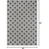 imageNovogratz by Momeni Rugs Villa Umbria Indoor Outdoor Rug 311quot x 57quot Grey VILLAVI01GRY3B5753 x 76 Rectangular