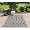 imageNovogratz by Momeni Rugs Villa Umbria Indoor Outdoor Rug 311quot x 57quot Grey VILLAVI01GRY3B5753 x 76 Rectangular