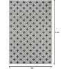 imageNovogratz by Momeni Rugs Villa Umbria Indoor Outdoor Rug 311quot x 57quot Grey VILLAVI01GRY3B5767 x 96 Rectangular