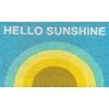 imageNovogratz by Momeni Rugs quotAloha Collection Hello Sunshine Doormat 16quotquot x 26quotquot MulticolorquotMulti Color