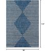 imageNovogratz by Momeni Villa Cavallo Indoor Out Door Rug 27quot X 76quot Runner Charcoal VILLAVI07CHR2776Blue