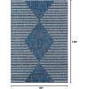 imageNovogratz by Momeni Villa Cavallo Indoor Out Door Rug 27quot X 76quot Runner Charcoal VILLAVI07CHR2776Blue