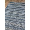 imageNovogratz by Momeni Villa Collection Tuscany Indoor Outdoor Blue Area Rug 33quot x 5 Sized Mat for Pool Patio Porch Balcony Kitchen Bedroom Livingroom and Home Office