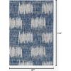 imageNovogratz by Momeni Villa Turin Blue IndoorOutdoor Area Rug 2 X 3Blue