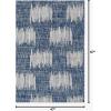 imageNovogratz by Momeni Villa Turin Blue IndoorOutdoor Area Rug 2 X 3Blue