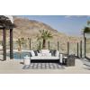 imageNovogratz by Momeni Villa Turin Blue IndoorOutdoor Area Rug 2 X 3Charcoal