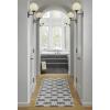 imageNovogratz by Momeni Villa Turin Blue IndoorOutdoor Area Rug 2 X 3Ivory