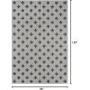 imageNovogratz by Momeni Villa Umbria Indoor Outdoor Rug 710quot x 1010quot Grey Model VILLAVI01GRY7AAA