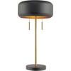 imageGLOBE Electric 67347 22quot 2Light Table Lamp Metallic Dark Gray Table Lamp for Living Room Dual Pull Chains Lamps for Bedrooms Nightstand Room Dcor Home Improvement Home Office AccessoriesDark Gray