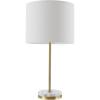 imageGLOBE Electric 67347 22quot 2Light Table Lamp Metallic Dark Gray Table Lamp for Living Room Dual Pull Chains Lamps for Bedrooms Nightstand Room Dcor Home Improvement Home Office AccessoriesSoft Gold