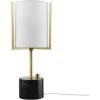 imageGLOBE Electric 67347 22quot 2Light Table Lamp Metallic Dark Gray Table Lamp for Living Room Dual Pull Chains Lamps for Bedrooms Nightstand Room Dcor Home Improvement Home Office AccessoriesMatte Brass  Faux White Marble