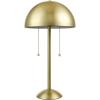 imageGlobe Electric 12976 Haydel 21quot 2Light Table Lamp Matte Brass Double OnOff Pull Chain