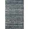 imageNovogratz by Momeni Delmar Boho Dots Hand Tufted Wool Area Rug 36quot X 56quot GreyBlue