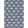 imageNovogratz by Momeni Villa Turin Blue IndoorOutdoor Area Rug 2 X 3Blue