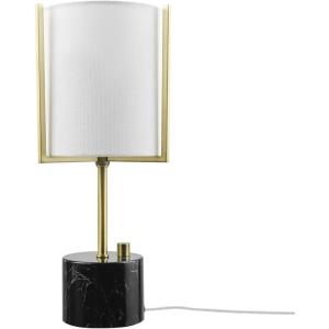 imageGLOBE Electric 67347 22quot 2Light Table Lamp Metallic Dark Gray Table Lamp for Living Room Dual Pull Chains Lamps for Bedrooms Nightstand Room Dcor Home Improvement Home Office AccessoriesMatte Brass  Faux White Marble