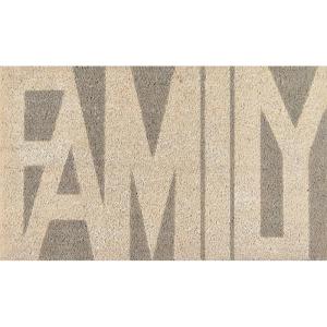 imageNovogratz by Momeni Aloha Collection Hello Doormat White 16quot x 26quot WhiteGrey