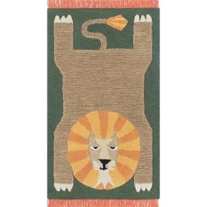 imageNovogratz by Momeni Atticus Leon Hand Made Wool Green Area Rug 3 X 5Green