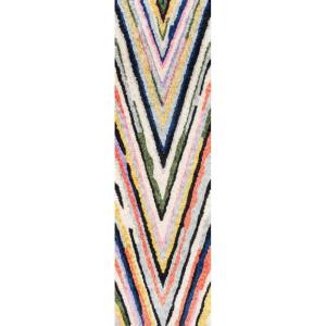 imageNovogratz by Momeni Bungalow Multicolor Notch Runner Area Rug 23quot x 80quot23 x 8 Runner