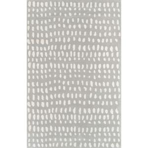 imageNovogratz by Momeni Delmar Boho Dots Hand Tufted Wool Area Rug 36quot X 56quot GreyGrey