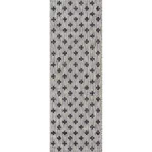 imageNovogratz by Momeni Rugs Villa Umbria Indoor Outdoor Rug 311quot x 57quot Grey VILLAVI01GRY3B572 x 10 Runner