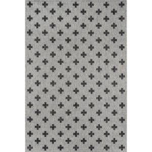 imageNovogratz by Momeni Rugs Villa Umbria Indoor Outdoor Rug 311quot x 57quot Grey VILLAVI01GRY3B5727  x 76  Runner