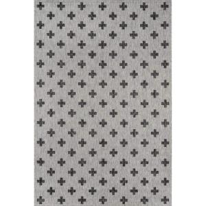 imageNovogratz by Momeni Rugs Villa Umbria Indoor Outdoor Rug 311quot x 57quot Grey VILLAVI01GRY3B5753 x 76 Rectangular