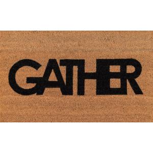 imageNovogratz by Momeni Rugs by Momeni Aloha Natural Outdoor Coir Mat 16quot x 26quot ALOHAALO9NAT1626