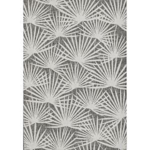 imageNovogratz by Momeni Villa Sorrento Charcoal IndoorOutdoor Area Rug 67quot X 96quot2 x 10 Rectangular