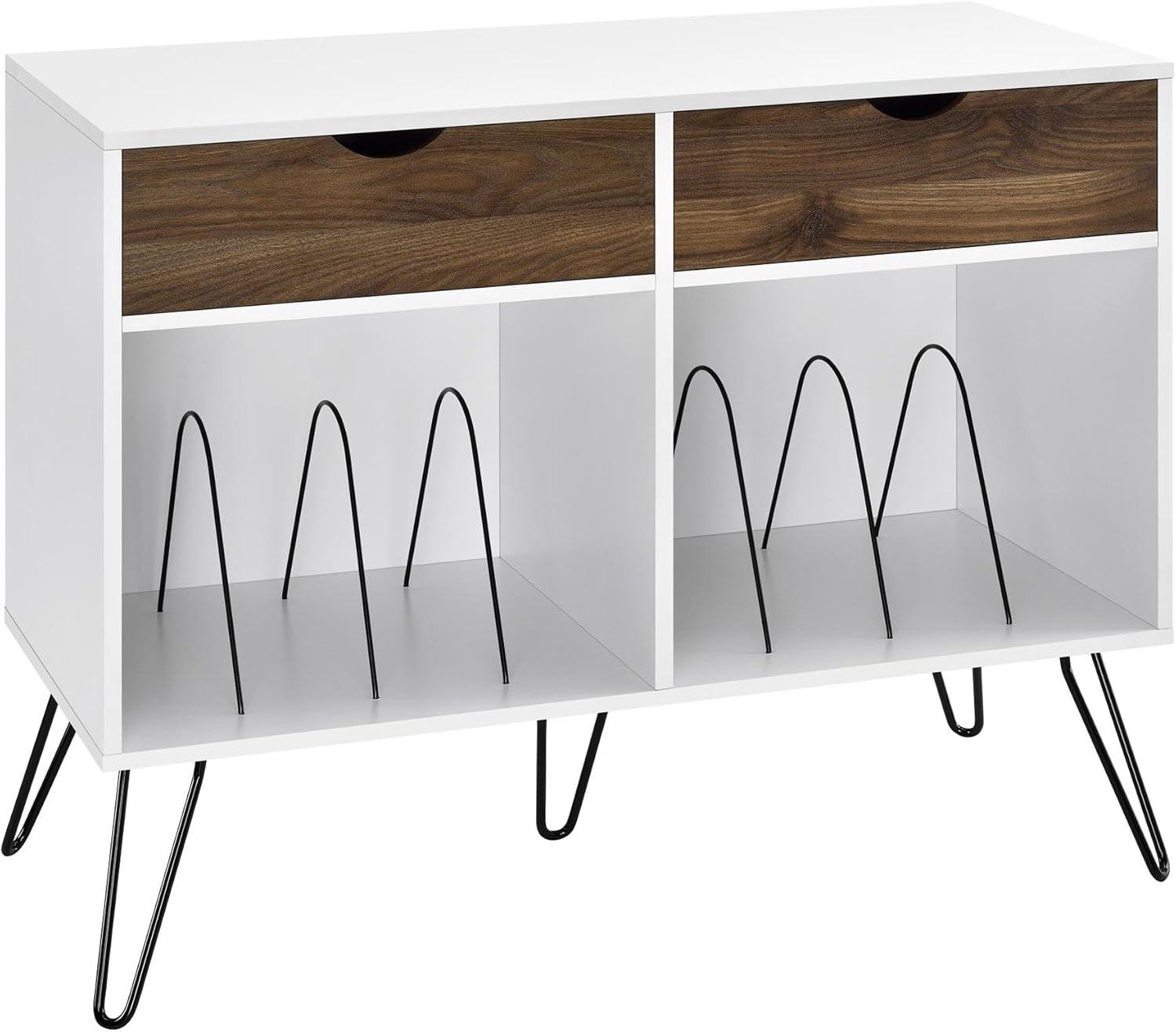 imageNovogratz Concord Turntable Stand with Drawers White