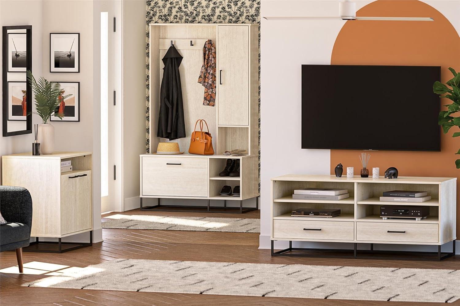 imageNovogratz Kelly 2 Door Accent Cabinet Ivory Oak