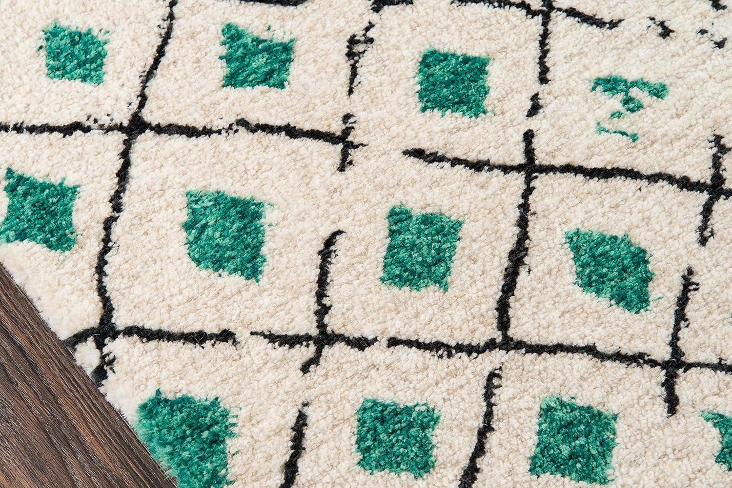 imageNovogratz by Momeni Bungalow Green Runner Area Rug 23quot x 80quot9 x 12 Rectangular