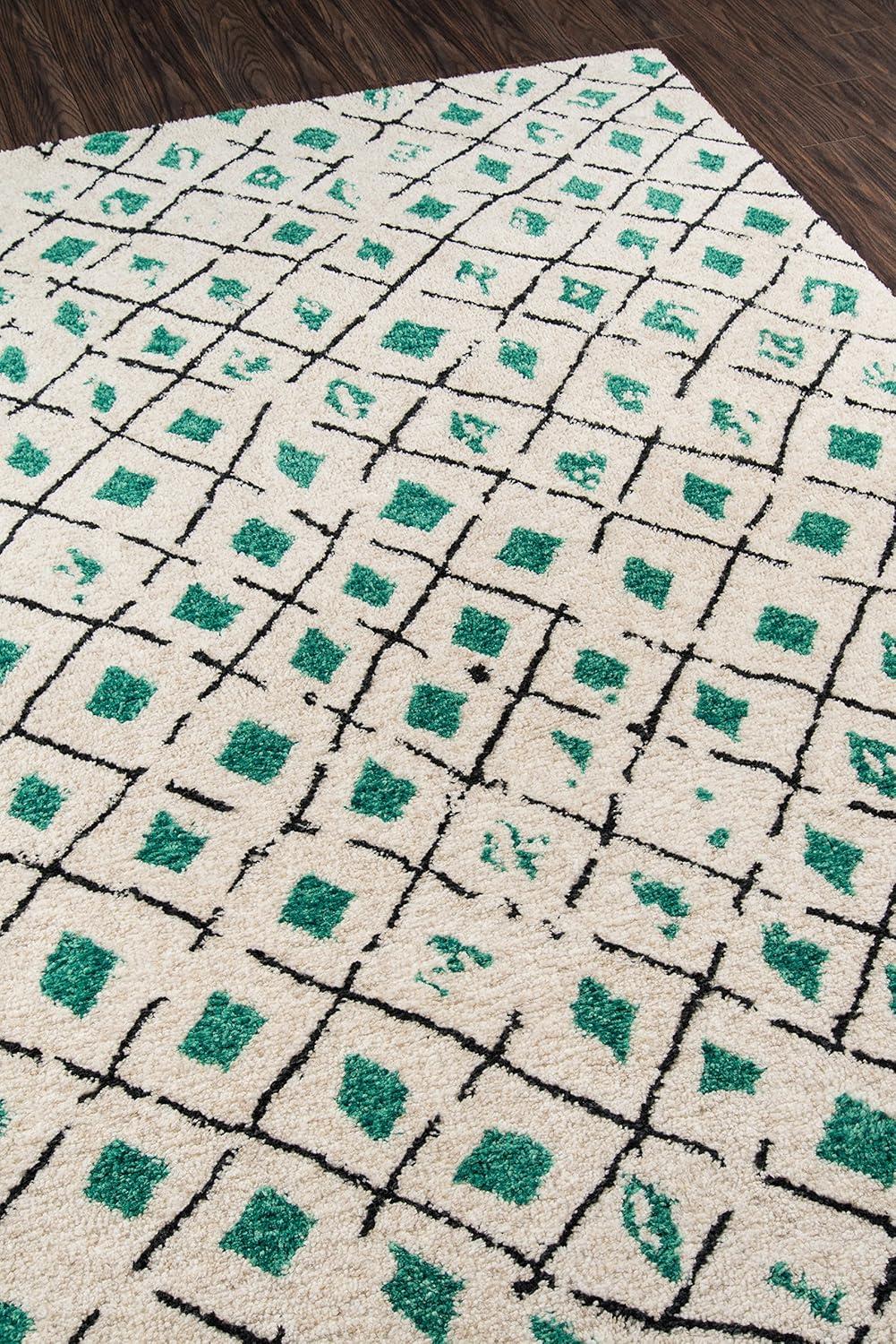 imageNovogratz by Momeni Bungalow Green Runner Area Rug 23quot x 80quot9 x 12 Rectangular