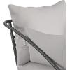 imageNovogratz 88061CWGE Poolside Gossip Collection Teddi Outdoor 2Piece Charcoal PatioLoungeChairsCharcoal