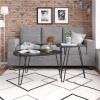 imageNovogratz Athena Nesting Tables Black Faux MarbleBlack Marble