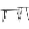 imageNovogratz Athena Nesting Tables Black Faux MarbleBlack Marble