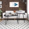 imageNovogratz Athena Nesting Tables Black Faux MarbleBlack Marble