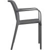 imageNovogratz Bennett Stacking Dining Chairs by The 4 Pack Charcoal