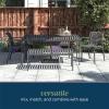 imageNovogratz Bennett Stacking Dining Chairs by The 4 Pack Charcoal