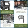 imageNovogratz Bennett Stacking Dining Chairs by The 4 Pack Charcoal