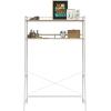 imageNovogratz Beverly OverTheBed Storage for Twin ampamp XL Twin Beds Blonde OakWhite